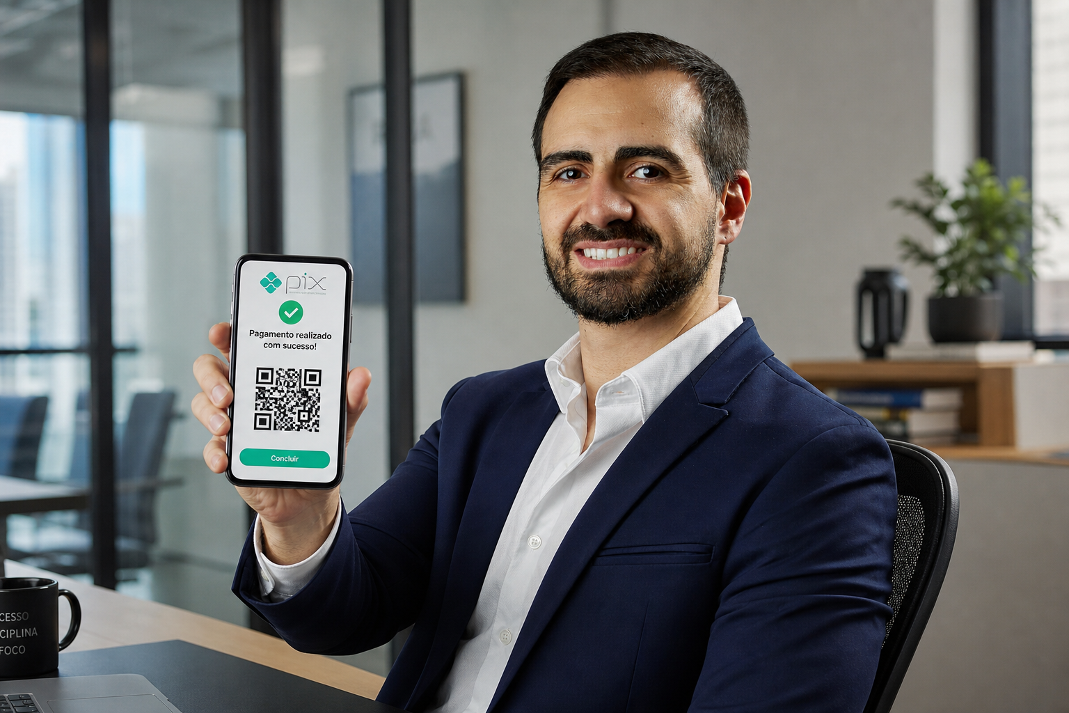 Pix confirmado no celular